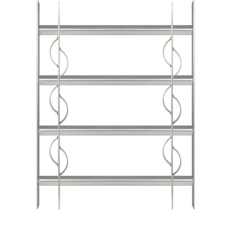 foto del prodotto alberts 563646 griglia per finestre secorino style, estendibile per finestre esterne, griglia antieffrazione, griglia antieffrazione, zincata blu,