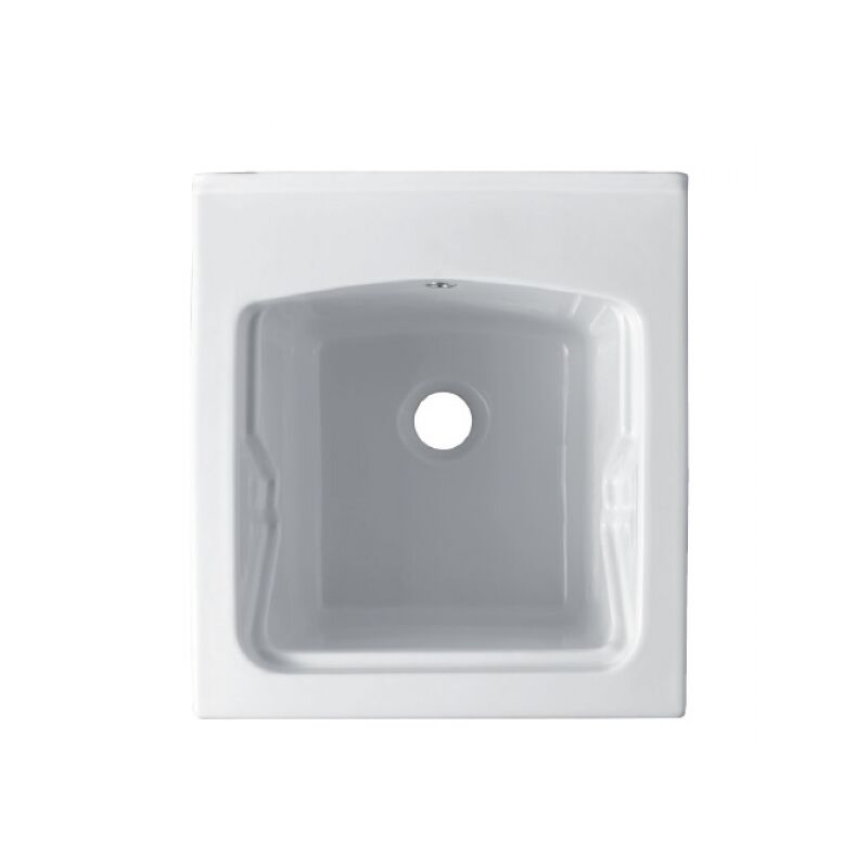 foto del prodotto lavatoio garda cm. 46x51 bianco lucido di ceramica alice