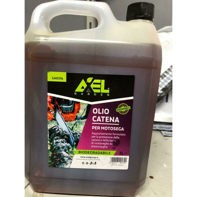 foto del prodotto olio lubrificante catena catene motosega lt5 vegetale biodegradabile