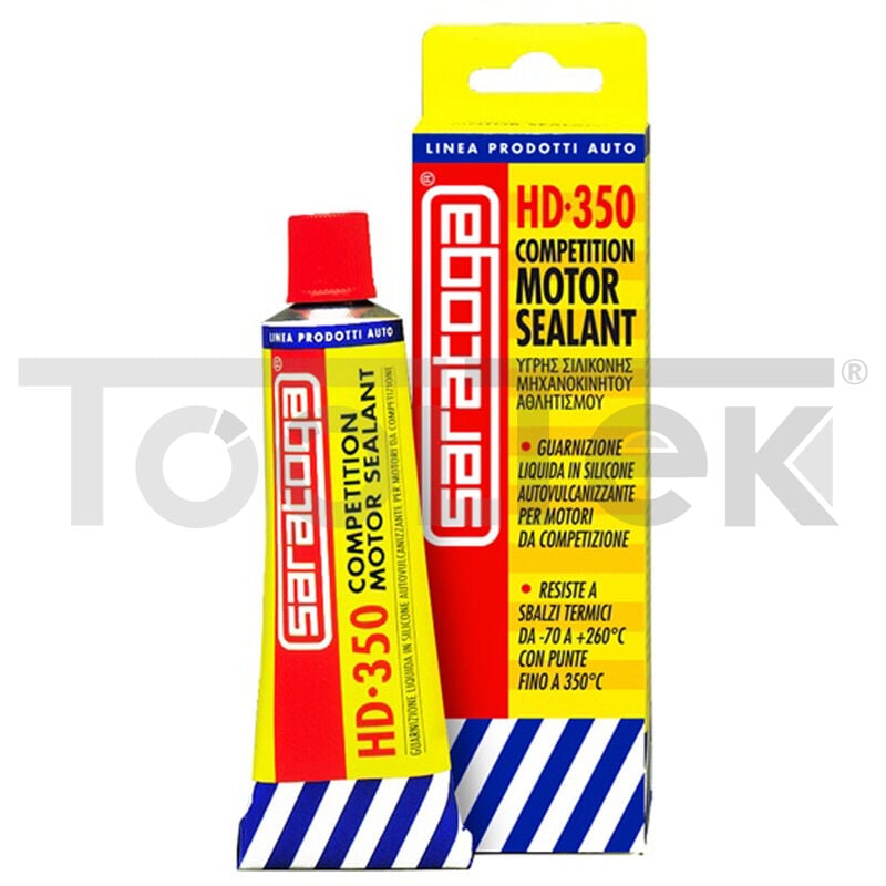 foto del prodotto saratoga sigillante silicone guarnizione motore auto autovulcanizzante 60g