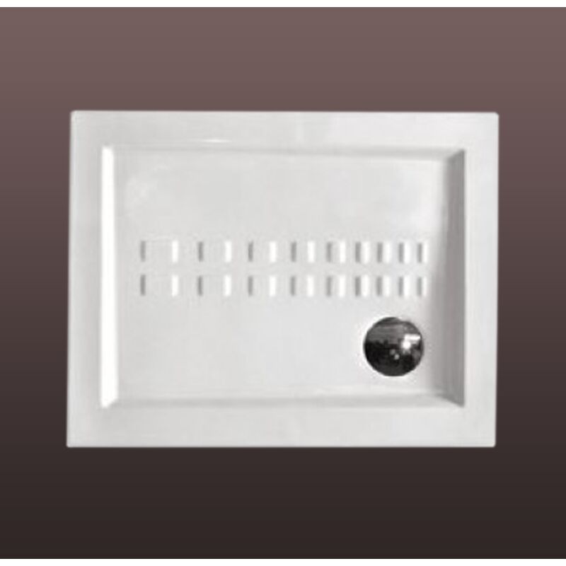 foto del prodotto kiamami valentina piatto doccia tradizionale 70x90 filo pavimento ceramica linea