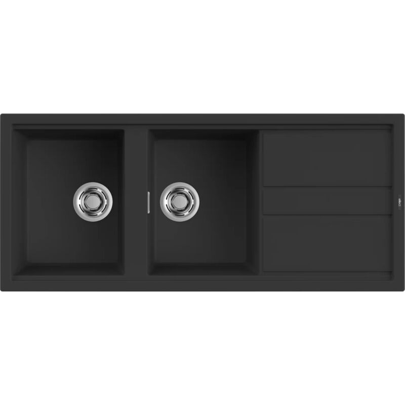 foto del prodotto lavello best 500 116x51 nero 40