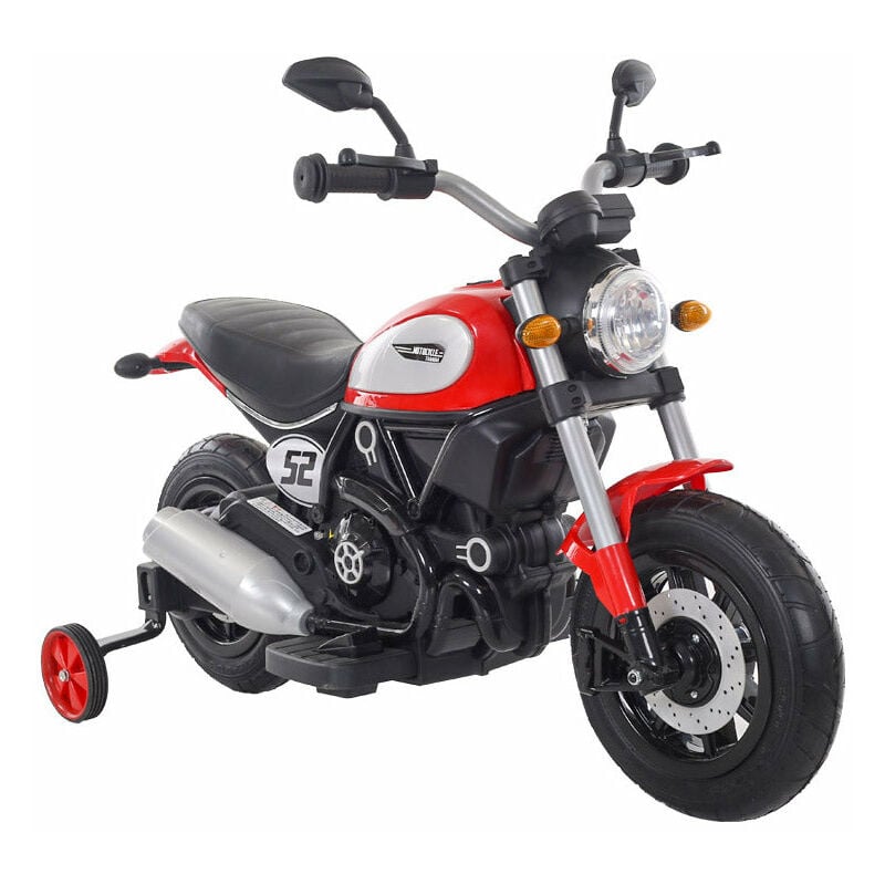 foto del prodotto moto elettrica per bambini 6v spider rossa
