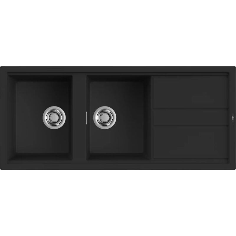 foto del prodotto lavello best 500 116x51 black 86