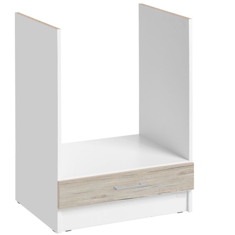 foto del prodotto mobile per forno da incasso eco noce sbiancato l 60 cm