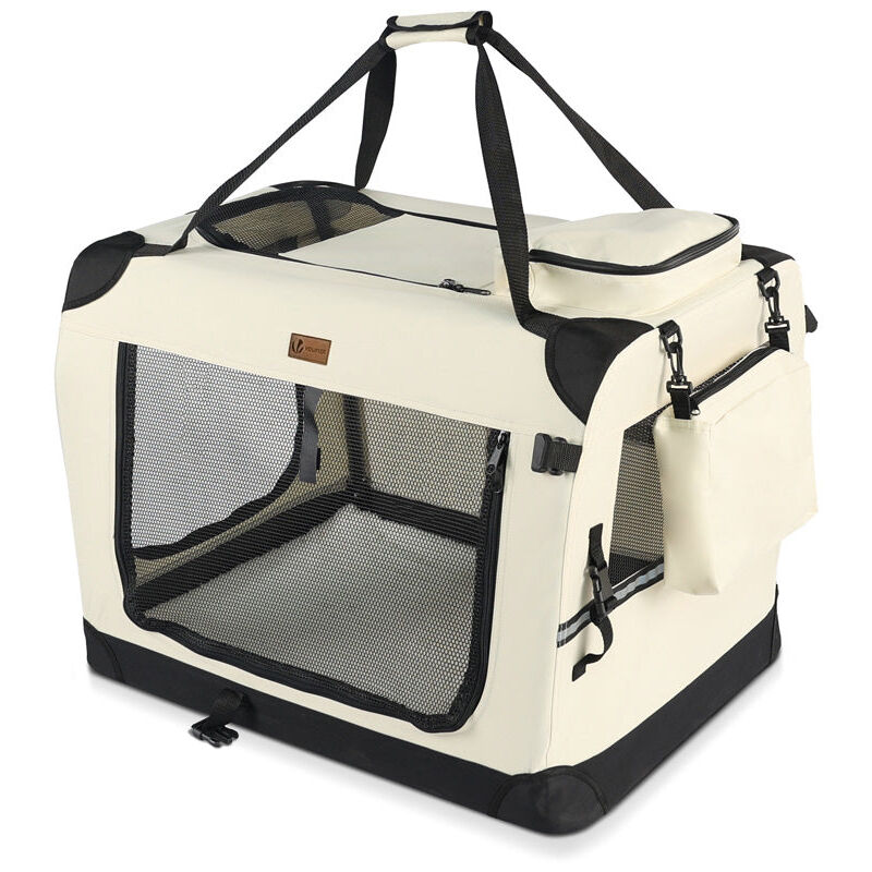foto del prodotto vounot borsa trasportino per cani s beige