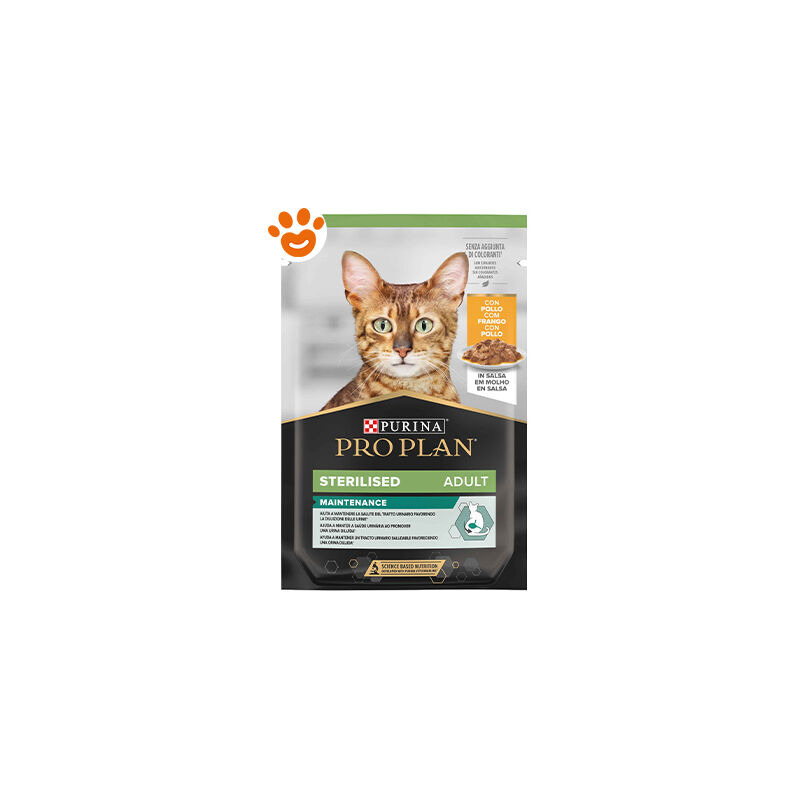 foto del prodotto purina cat pro plan nutri savour sterilised pollo purina cat pro plan nutri savour sterilised pollo bustina da 85 gr