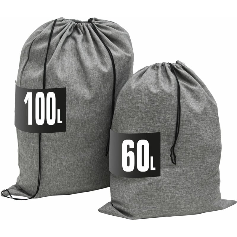 foto del prodotto 100l sacco della biancheria xxl 60l sacco portabiancheria sporca da viaggio