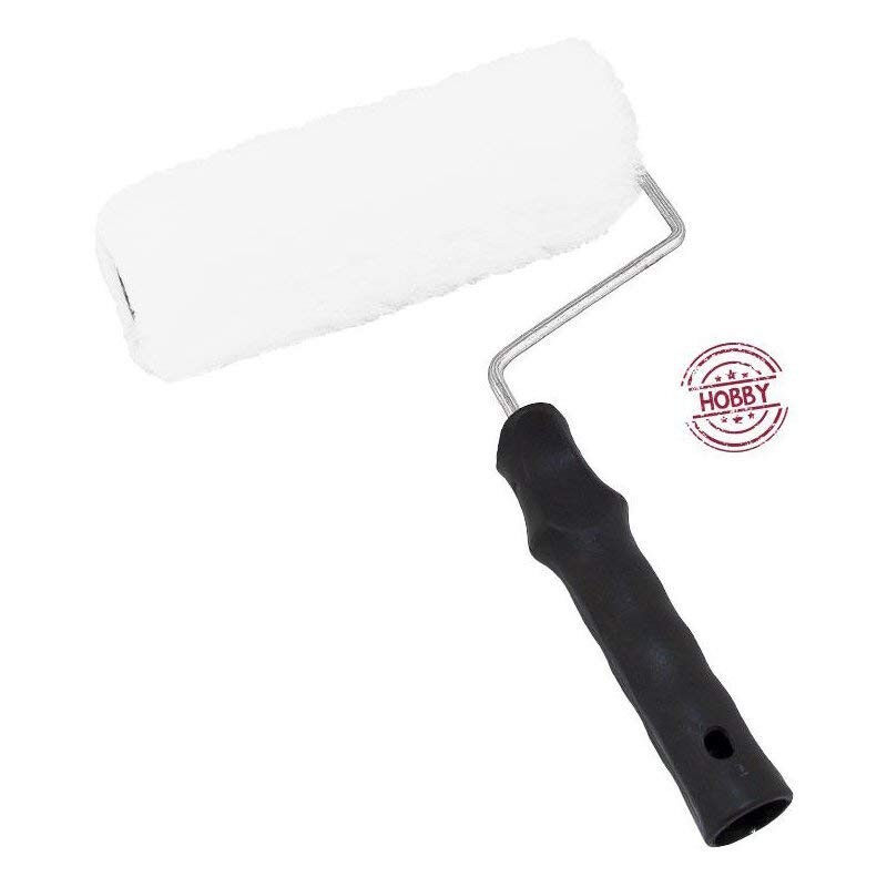 foto del prodotto fiorellini rullo 24cm diametro 43mm per idro pittura in lana sintetica cardato con manico