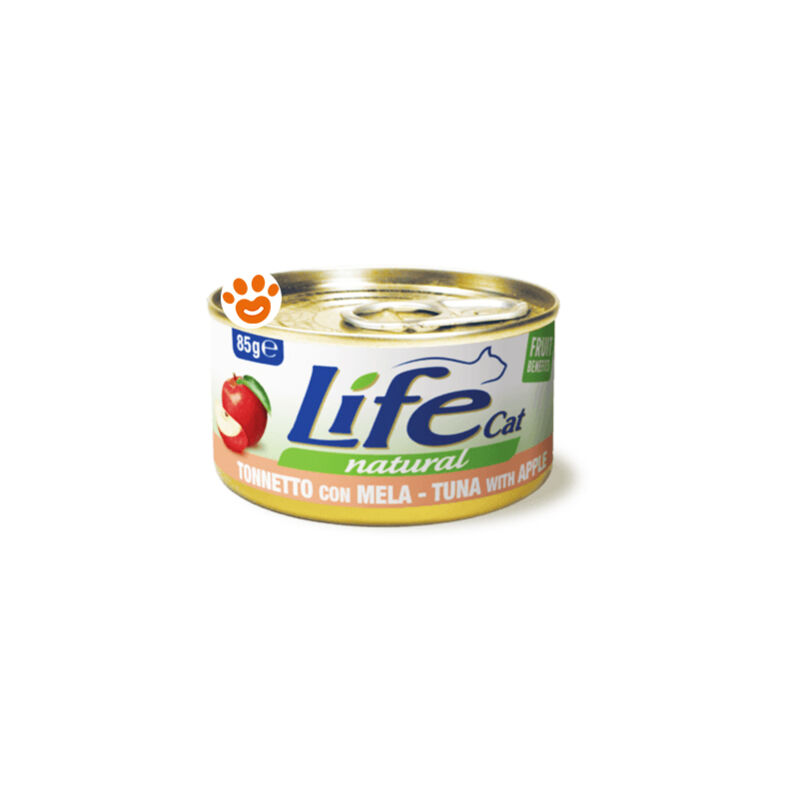 foto del prodotto cat natural tonnetto con mela cat natural tonnetto con mela lattina da 85 gr life