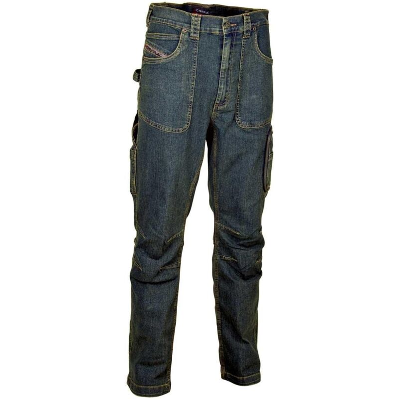 foto del prodotto jeans da lavoro cofra barcelona blue 48