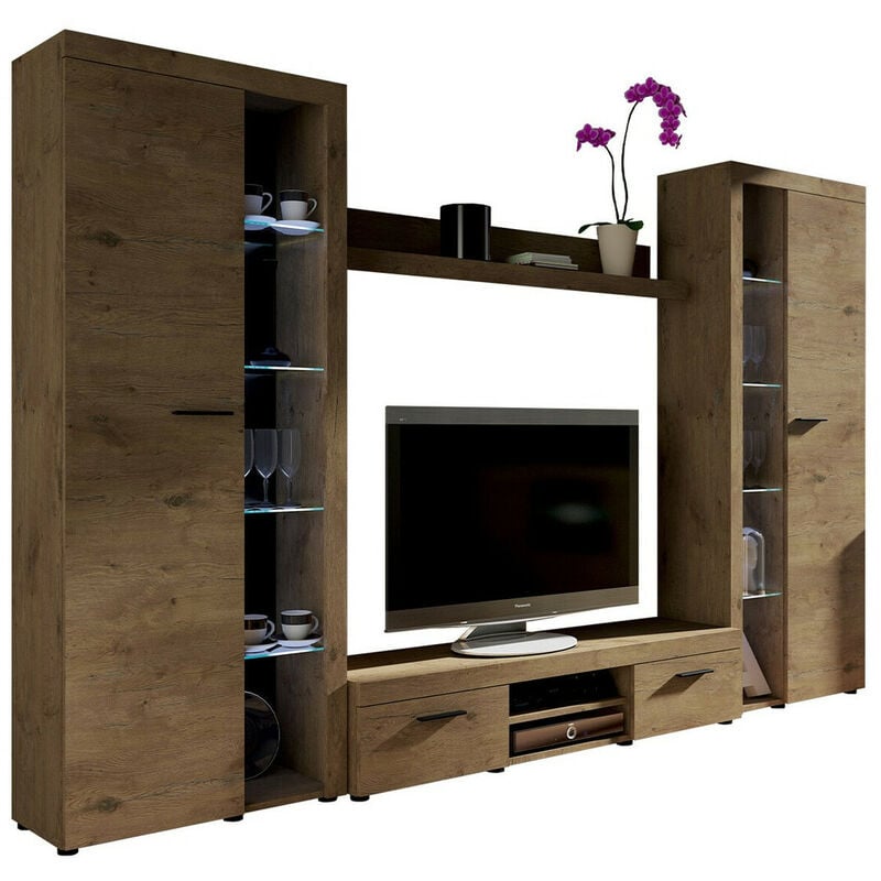 foto del prodotto mobilier1 set mobili soggiorno tucson 107, quercia di lefkada