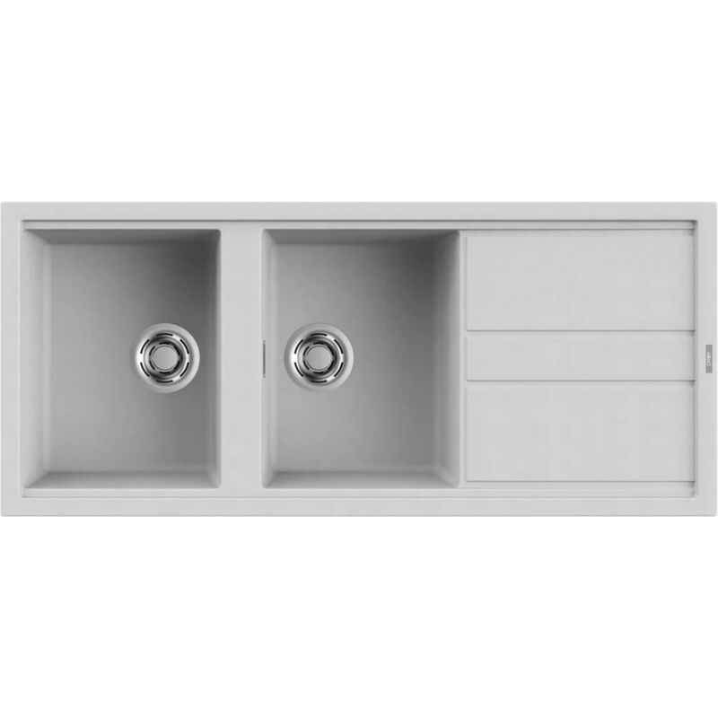 foto del prodotto lavello best 500 116x51 aluminium 79
