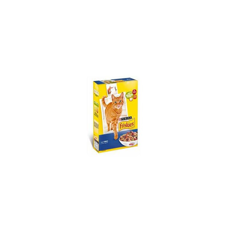 foto del prodotto friskies gatto crocchette tonno e verdure 400 gr purina