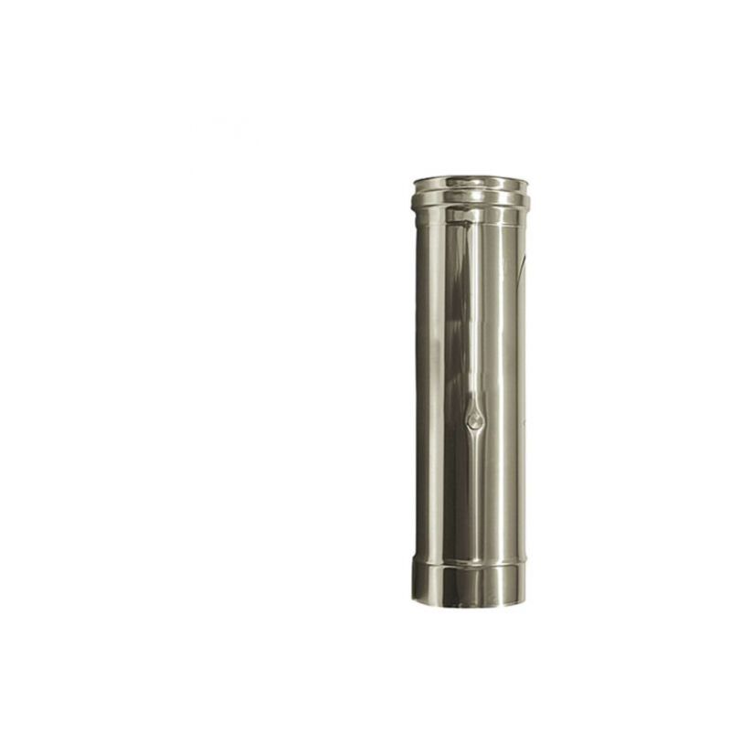 foto del prodotto elemento fumi canna fumaria d. 120 mm. tubo acciaio inox 316