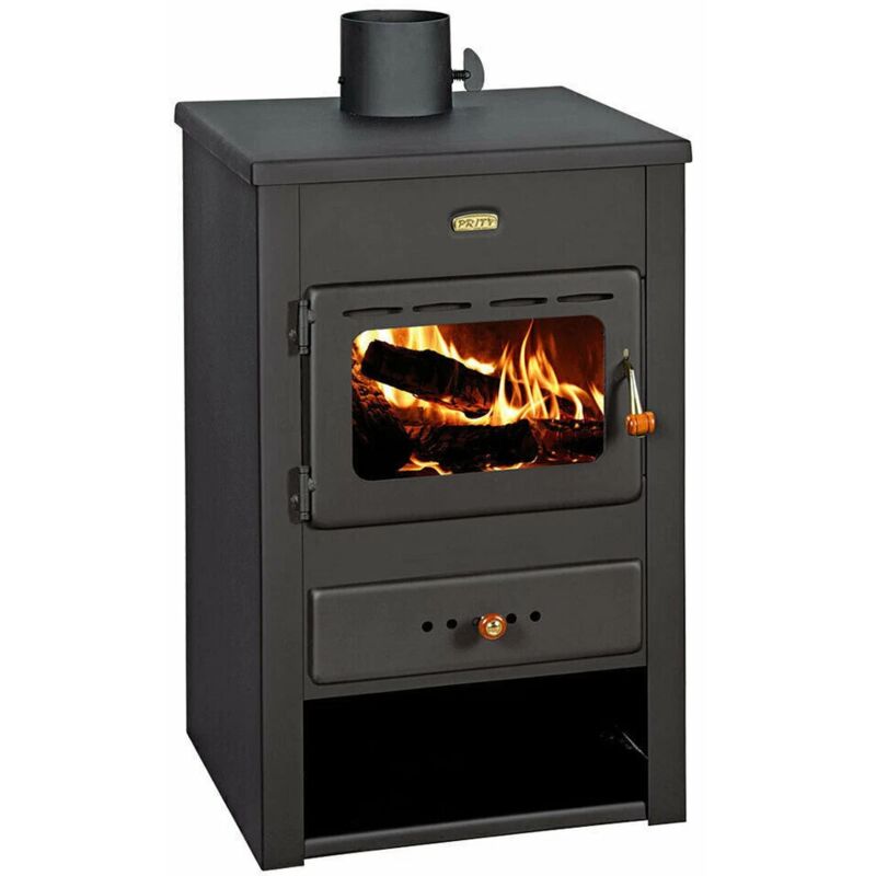 foto del prodotto prity stufa a legna in ceramica e vetro k12 10 kw