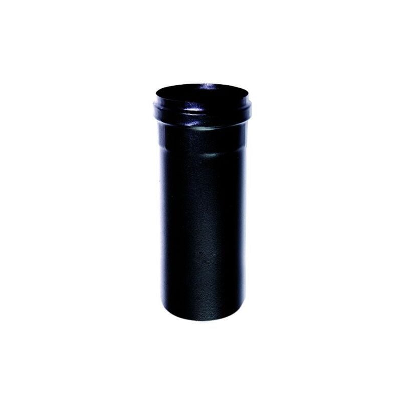 foto del prodotto tubo nero pellet telecopico dn 80 smaltato verniciato 600 gradi stufa pellet tubo nero ce made in italy