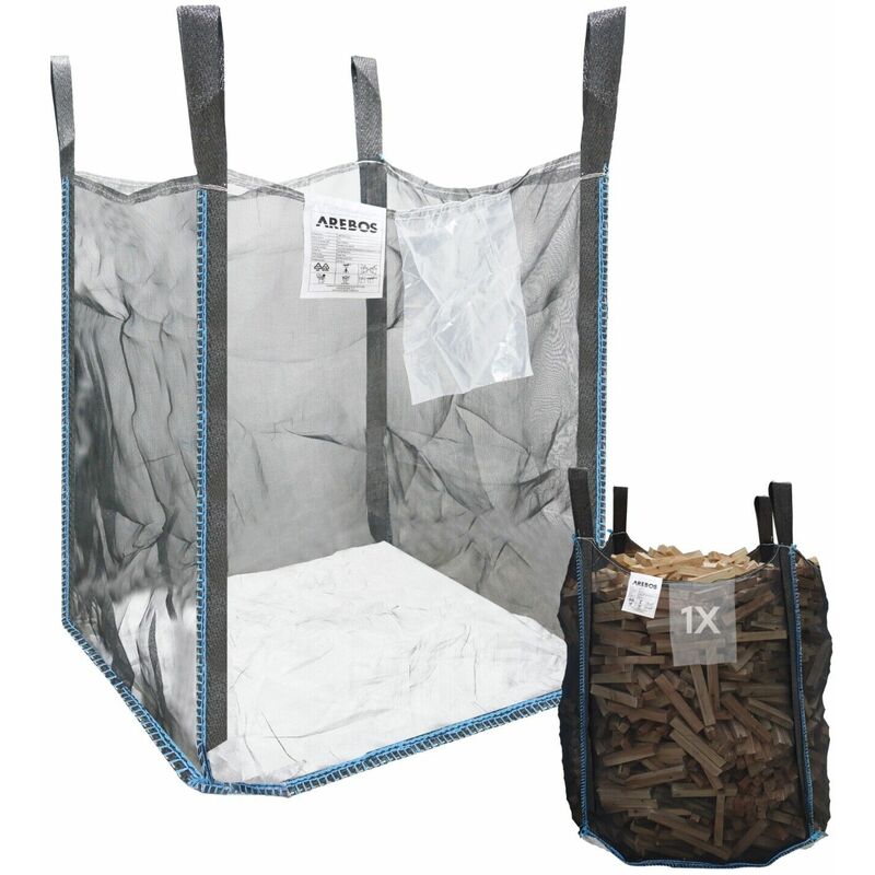foto del prodotto borsa per legna premium sacco di legno borsa per legna da ardere arebos