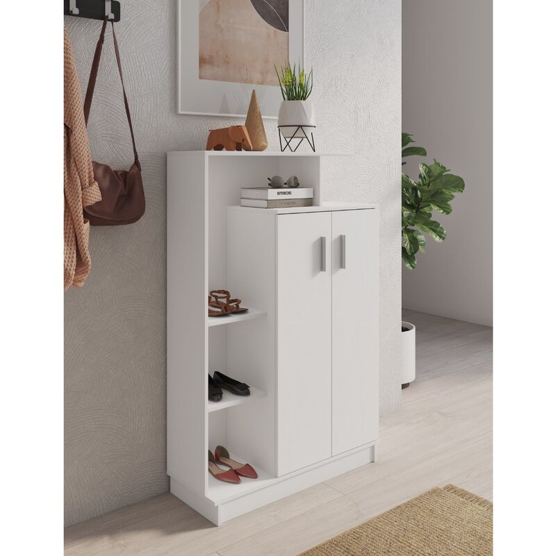 foto del prodotto scarpiera armadio petra cm 90x34,5 h. 140 bianco