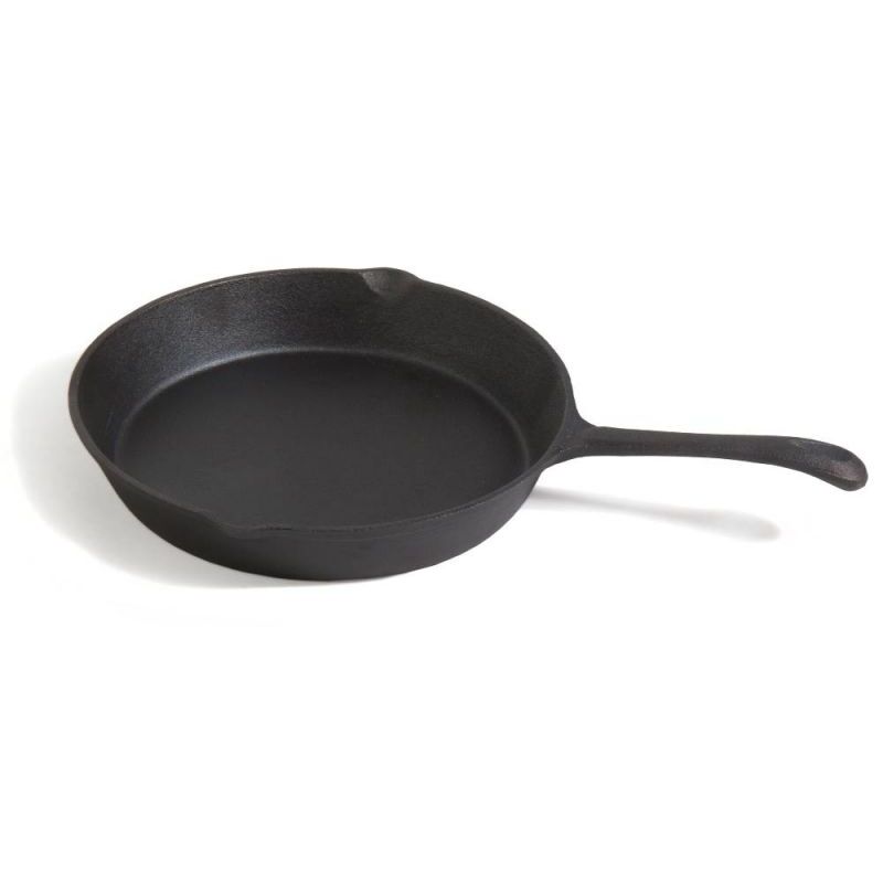 foto del prodotto cookking barbecue padella in ghisa naturale da 28 cm