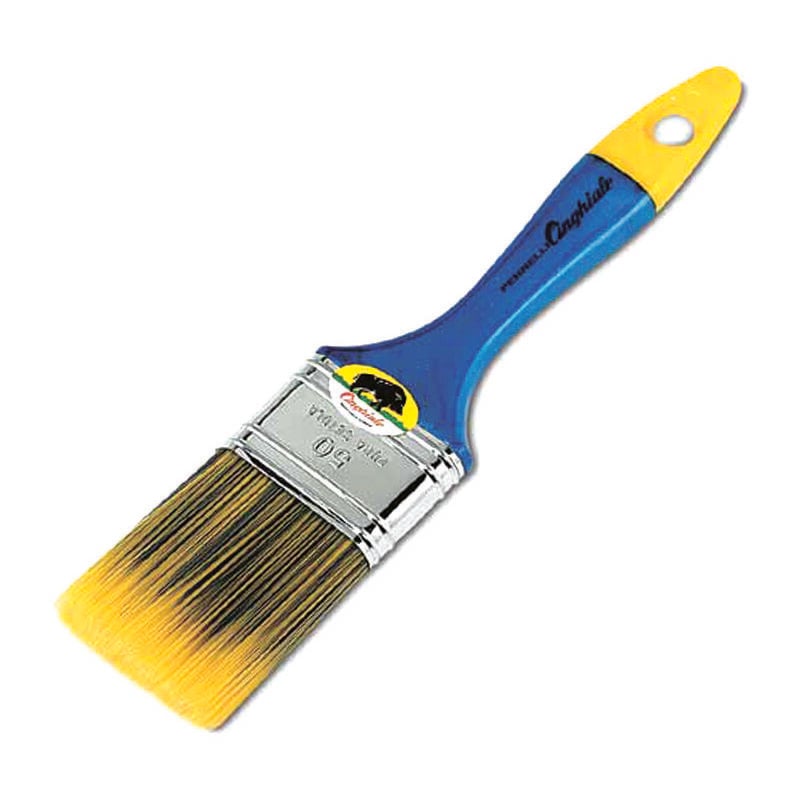 foto del prodotto pennellessa setola sintetica krex giallo blu serie 331 mm.40
