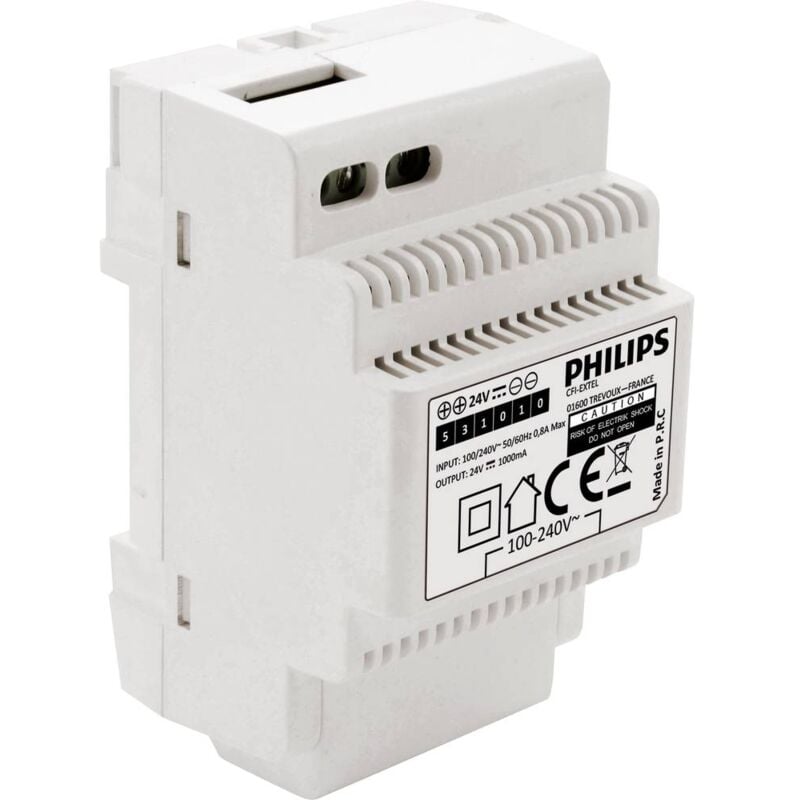 foto del prodotto philips video citofono alimentatore da guida din
