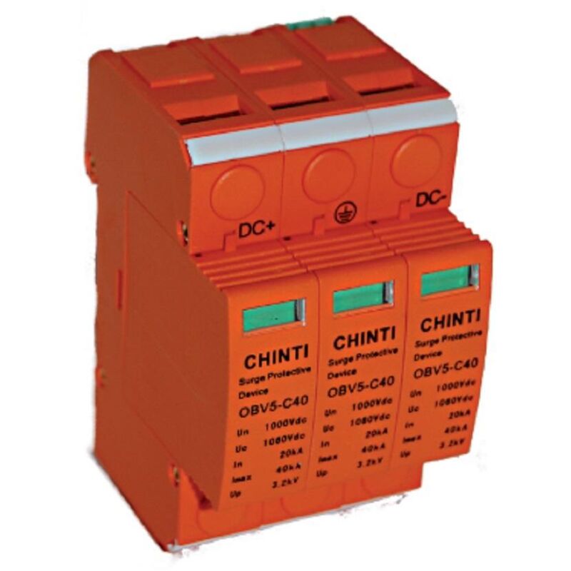 immagine 0 del prodotto chint obv5 c40 1000vdc scaricatore sovratensione modul 80320