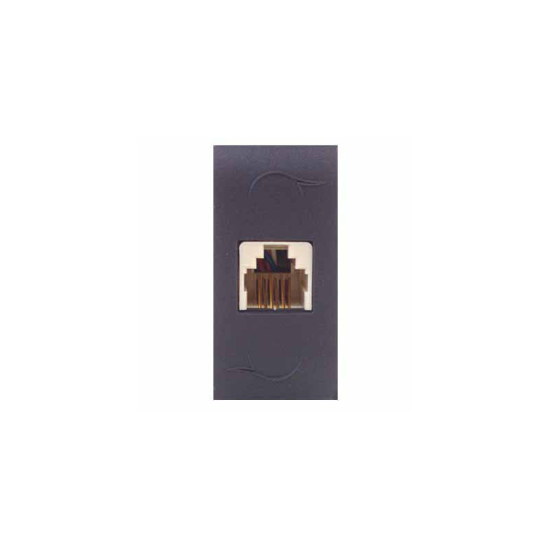 foto del prodotto frutto comfort presa telefono plug 6 4 antracite