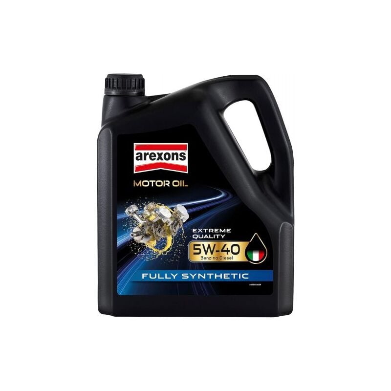 foto del prodotto olio lubrificante motore arexons 5w 40 4 lt universale diesel benzina 02088 