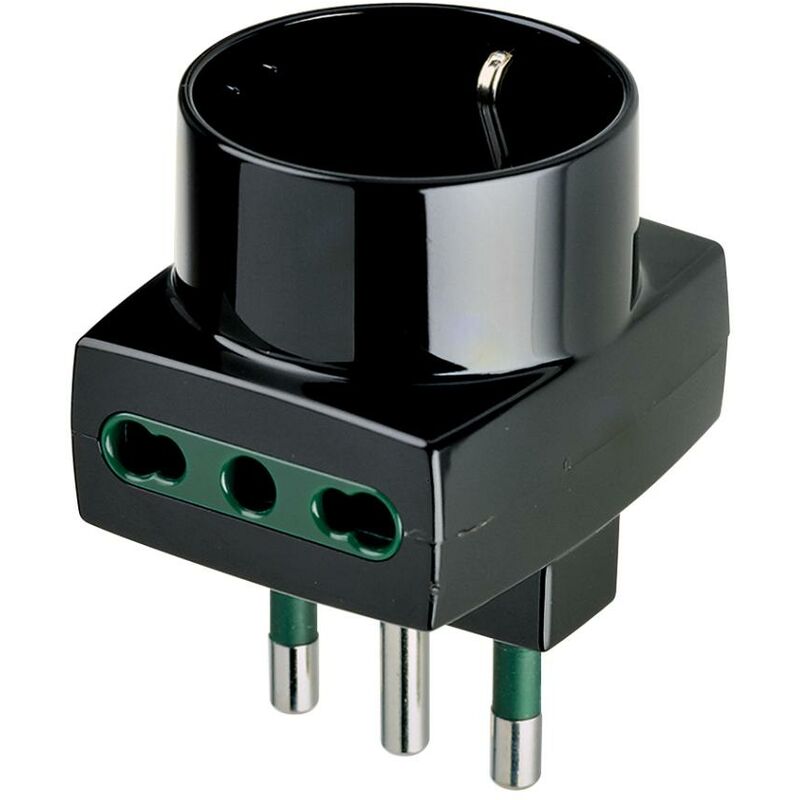 immagine 0 del prodotto adattatore multiplo vimar sicury max 150w s17 2p17 11 p nero 00323