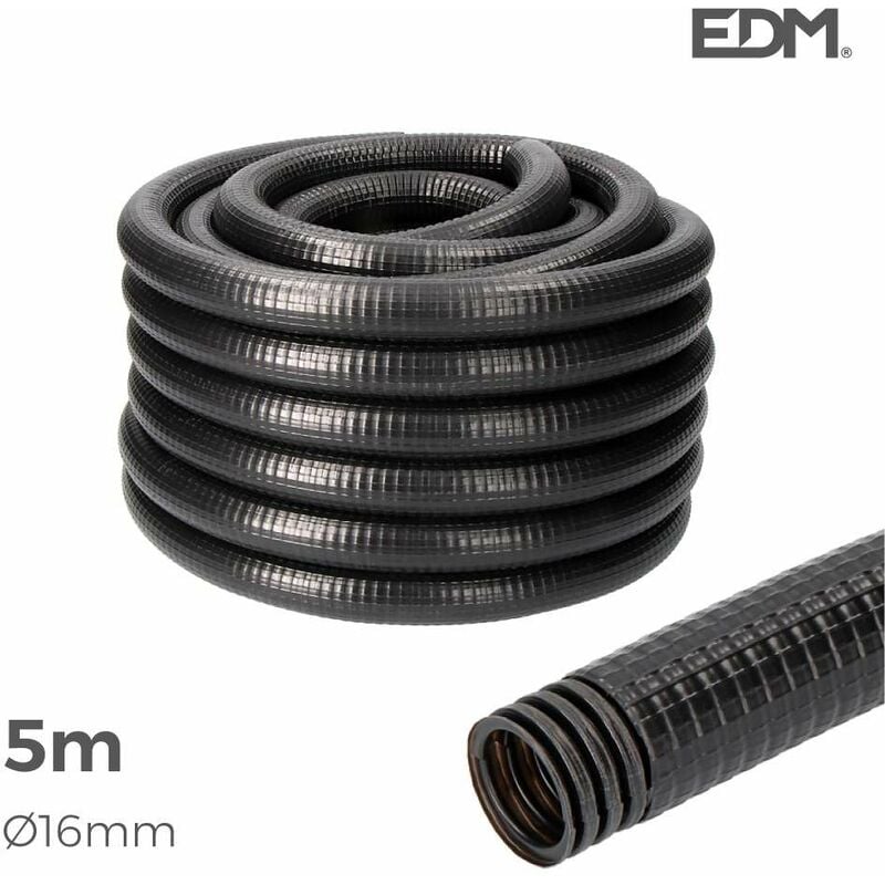 foto del prodotto guaina elettrica icca 25mm nero uso esterno 5m