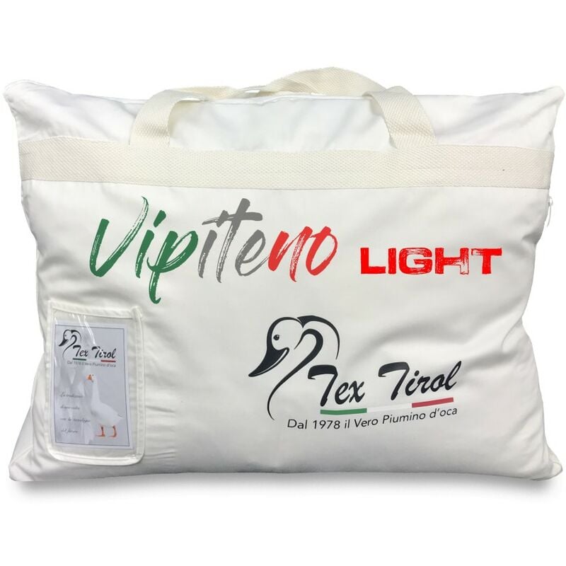 foto del prodotto tex family piumino oca vipiteno light 100 piumino oca leggero estivo matrimoniale