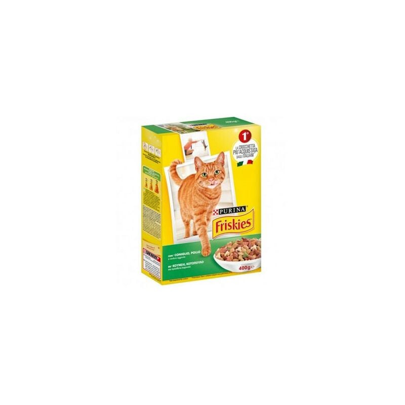 foto del prodotto friskies gatto crocchette coniglio e pollo 400 gr purina