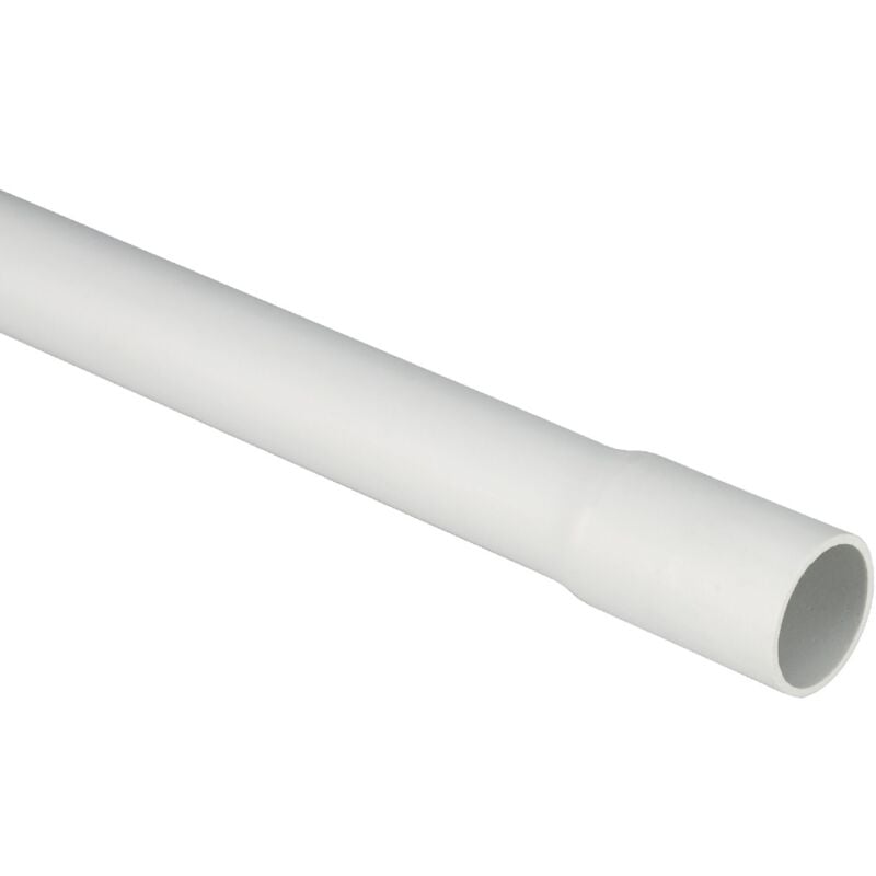 foto del prodotto elettrocanali tubo rigido protettivo in pvc bicchierato, 25mm, grigio, classificazione 33211, 2 metri, serie tg15 ectg1525b 2