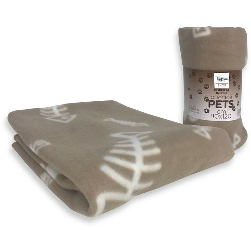 foto del prodotto tex family plaid pile per animali pets cm. 80x120 beige
