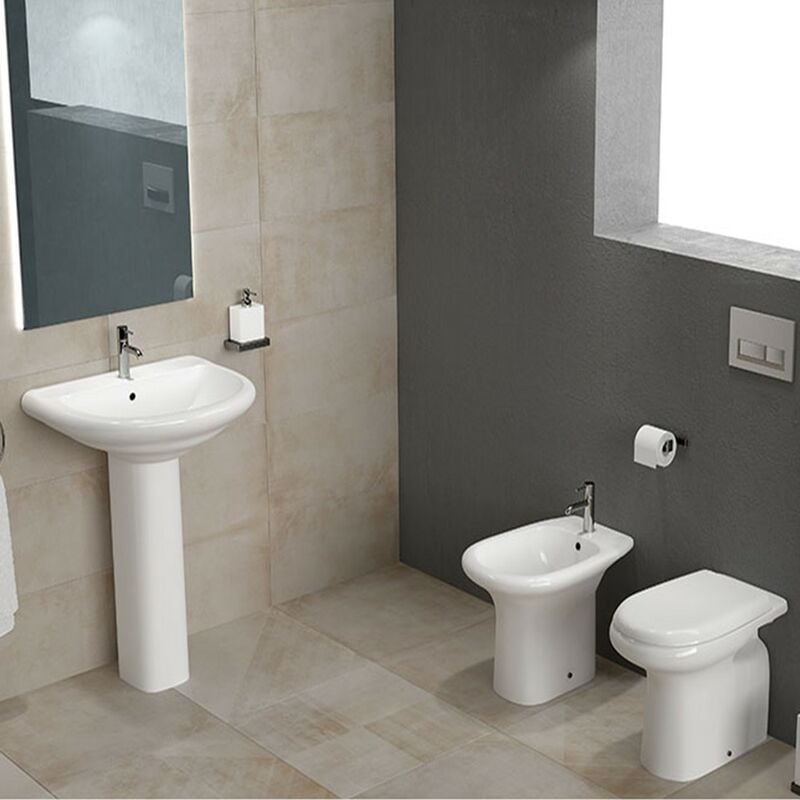 immagine 0 del prodotto inbagno set di sanitari completi di lavabo serie orient con sedile incluso