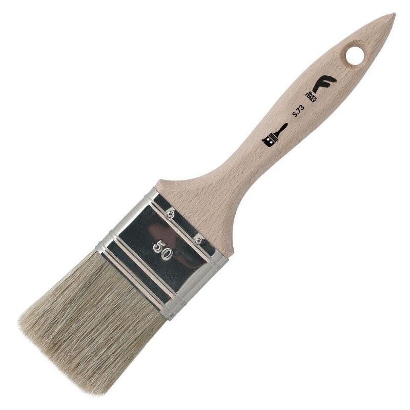 foto del prodotto fiorellini pennello professionale serie 73 per pittura impregnante e smalto, larghezza 80mm