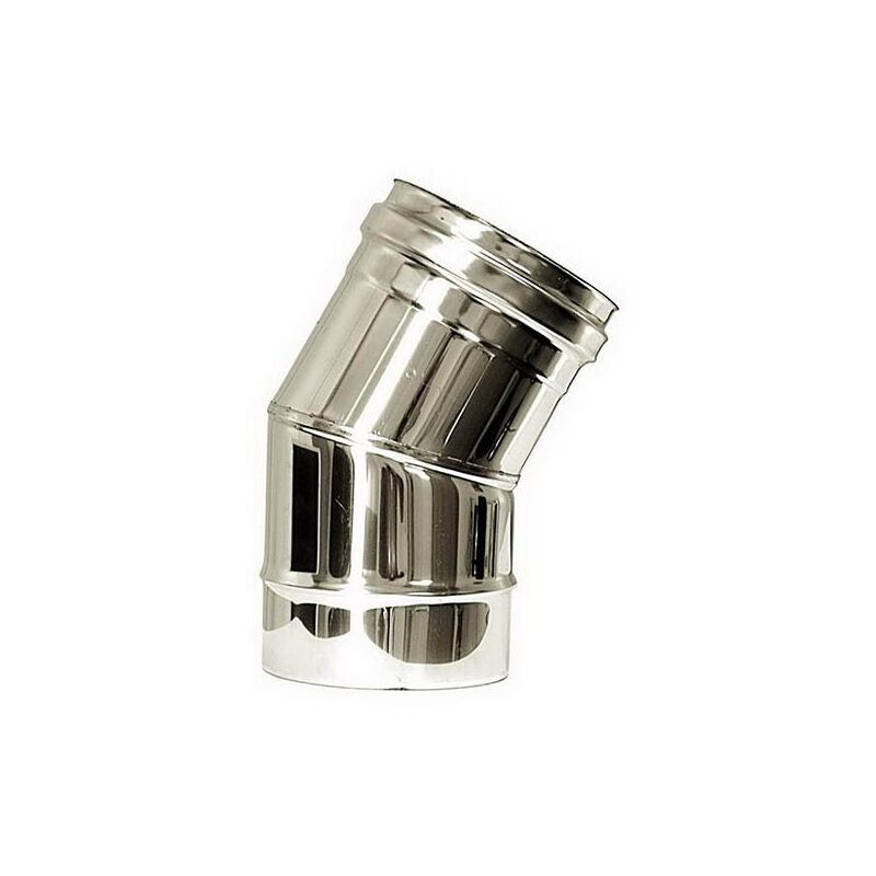 foto del prodotto curva 30 canna fumaria dn 250 tubo acciaio inox 316