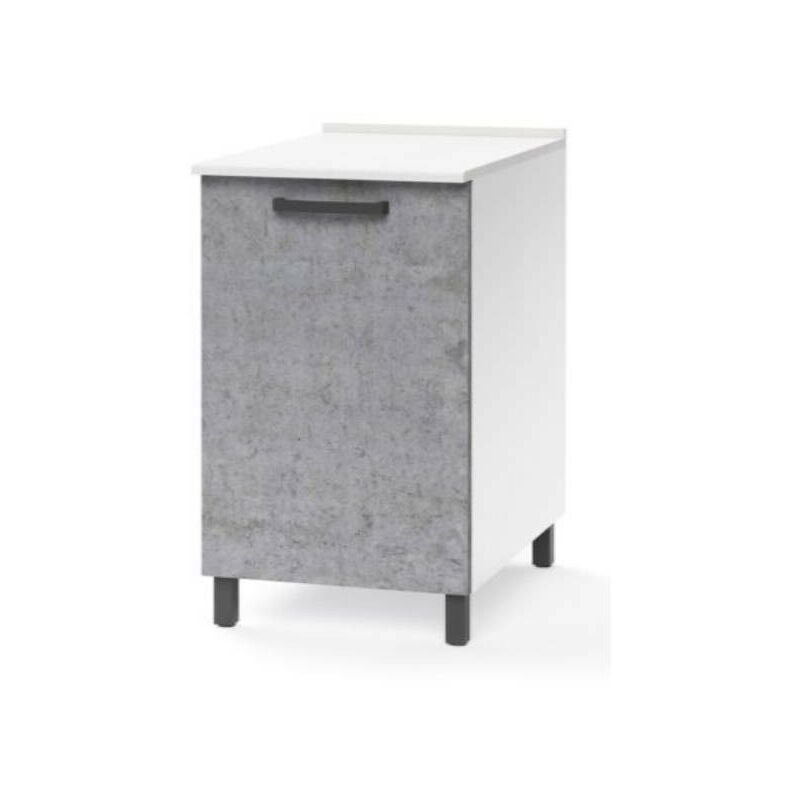 foto del prodotto base per cucina grigio cemento 1 anta cm 60x50xh 85