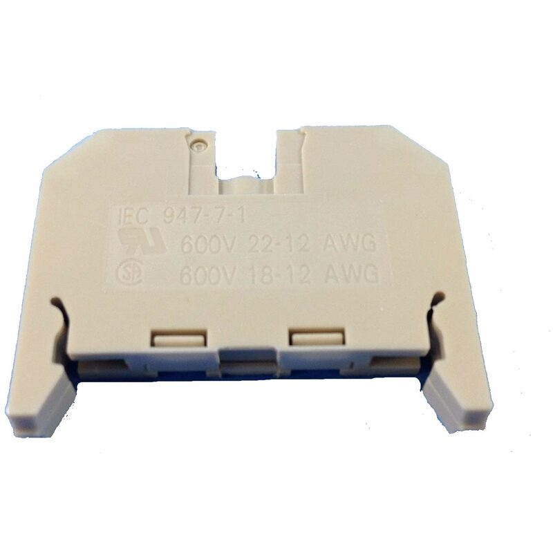 foto del prodotto morsetto da quadro beige attacco din misura 2.5 mmq siemens 8wa10111df11