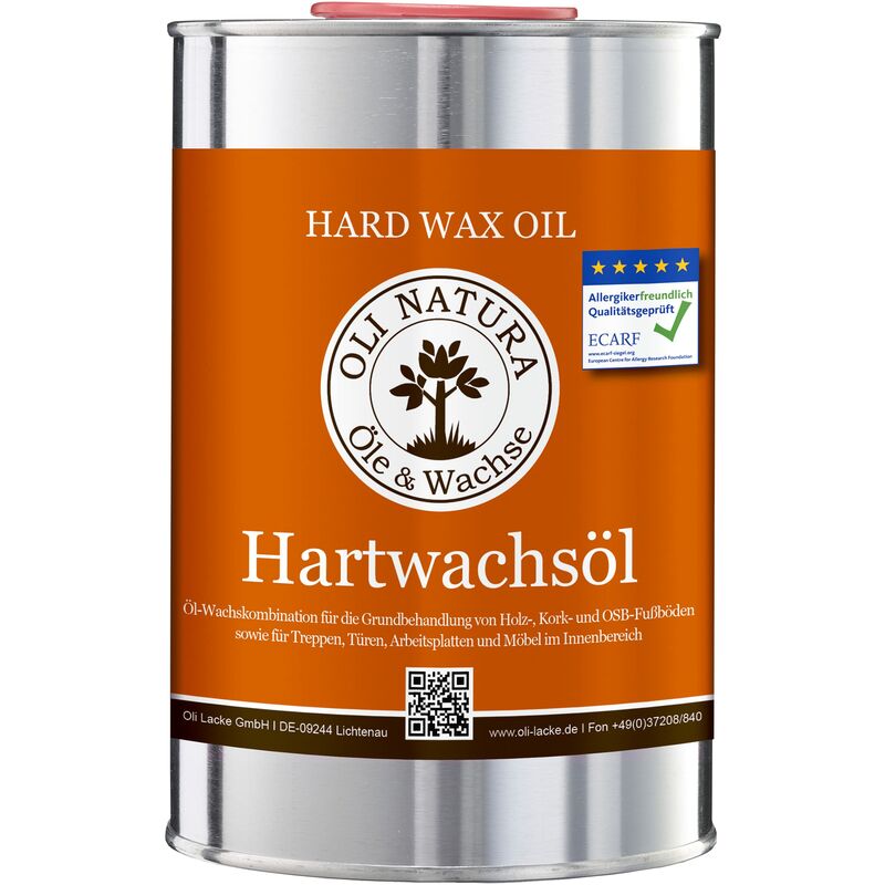 foto del prodotto bigbuy oli natura le wachse a03675 olio di cera dura, naturale, 1 liter