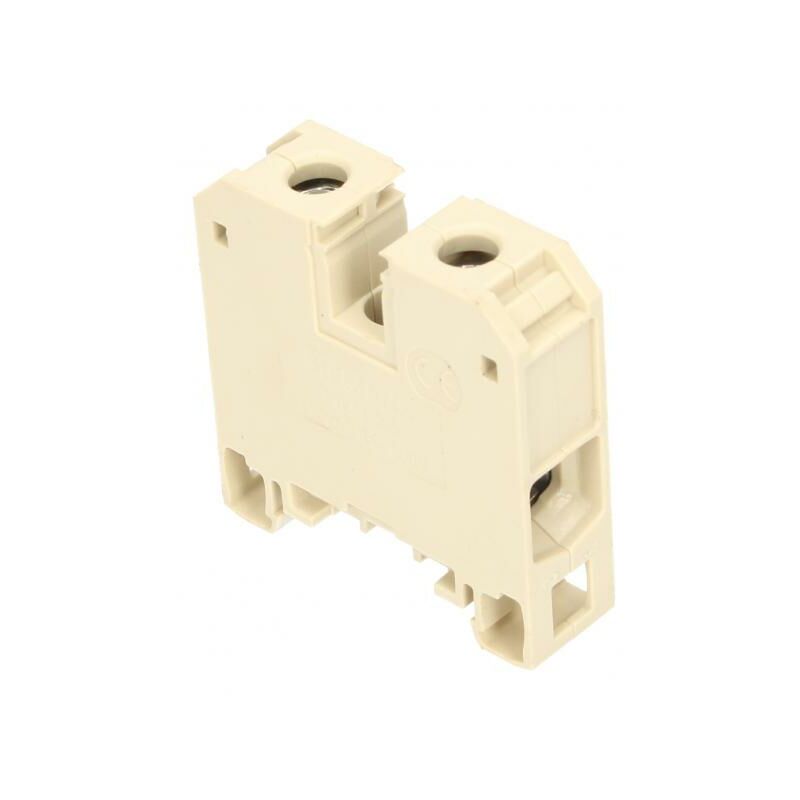 foto del prodotto morsetto unipolare da quadro beige attacco din 25 35mmq siemens 8wa1205