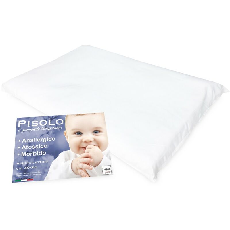 foto del prodotto tex family guanciale cuscino baby pisolo traspirante per bambino da lettino