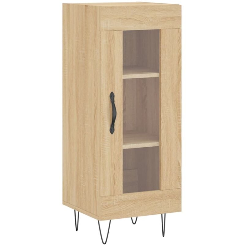 foto del prodotto vidaxl credenza rovere sonoma 34,5x34x90 cm in legno multistrato