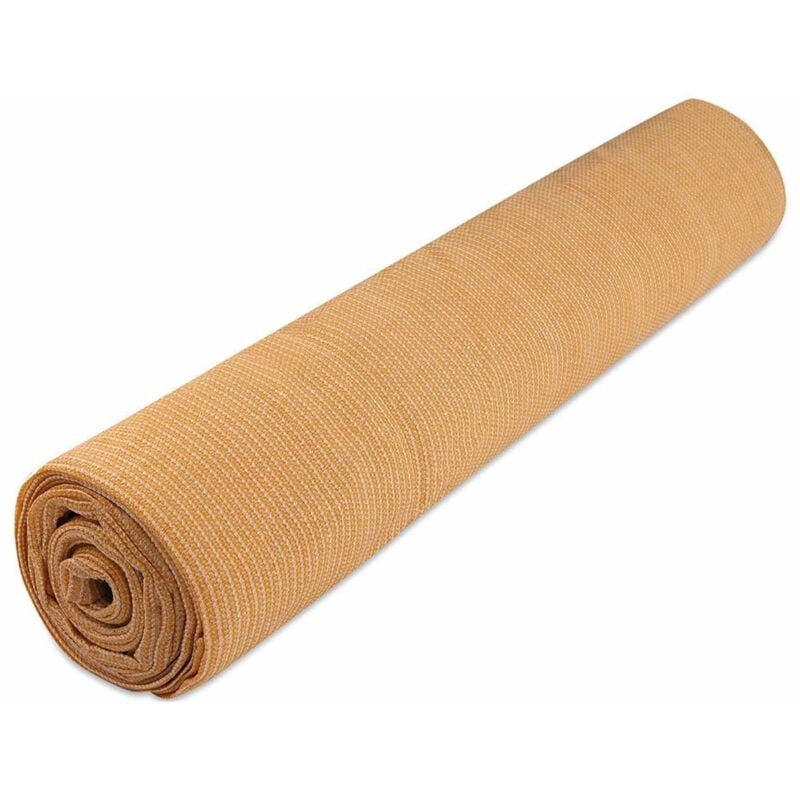 foto del prodotto rete ombreggiante ultra telo ombra 99 frangivista h 150cm x 50mt 300gr beige sti