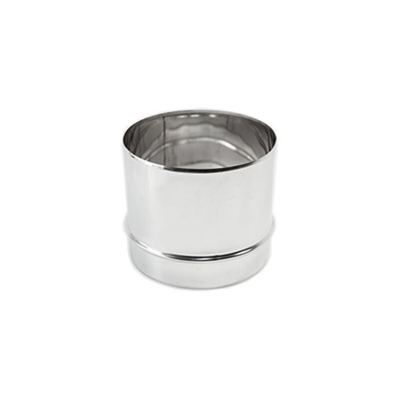 foto del prodotto raccordo inox m da 200mm per collegare tubo rigido a tubo flessibile