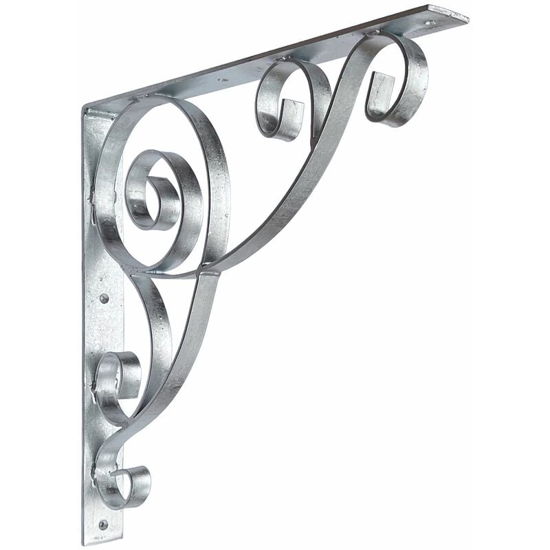 foto del prodotto dandibo staffa 50x50 cm testa cerniere ferro battuto 96420 metallo zincato a caldo connettore angolare staffa angolare staffa da parete staffa
