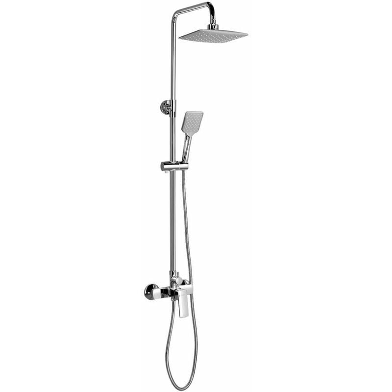 immagine 0 del prodotto factor set doccia con miscelatore, uscita inferiore, cromo fc960 aqualine