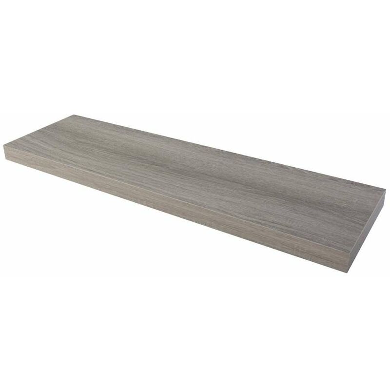 foto del prodotto mensola tamburata grande rovere grigio