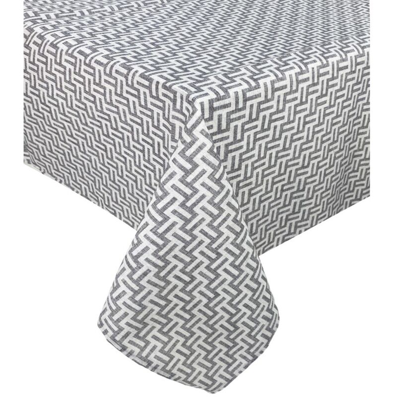 foto del prodotto tex family tovaglia antimacchia resinata torino fashion grigio cm. 140x180 x6 persone